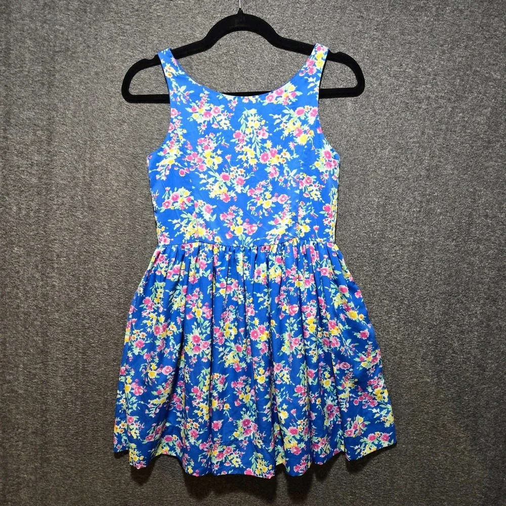 Girls Ralph lauren Polo Dress Size 12 Floral Sleeveless Sunday Dress